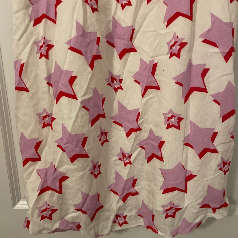 Buddy Love Starry Pink and Red Womens Mini Dress - Picture 4 of 6